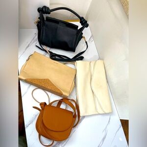 Bags Bundle, Pixie Mood, Forever21 , Tan, Black, White, and Brown Purses